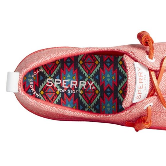 Sperry Metallic Pink Crest Vibe Platform Sneaker - Women 9.5 - Picture 5 of 12